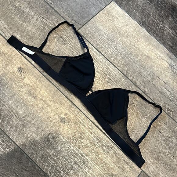 NWTO Lively Black Polka Dot Wireless The Sweetheart Bralette Size S - Picture 5 of 9